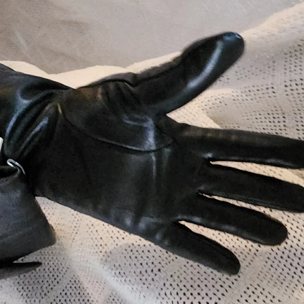 Stay Cosy lined leather ‎ gloves 6.5